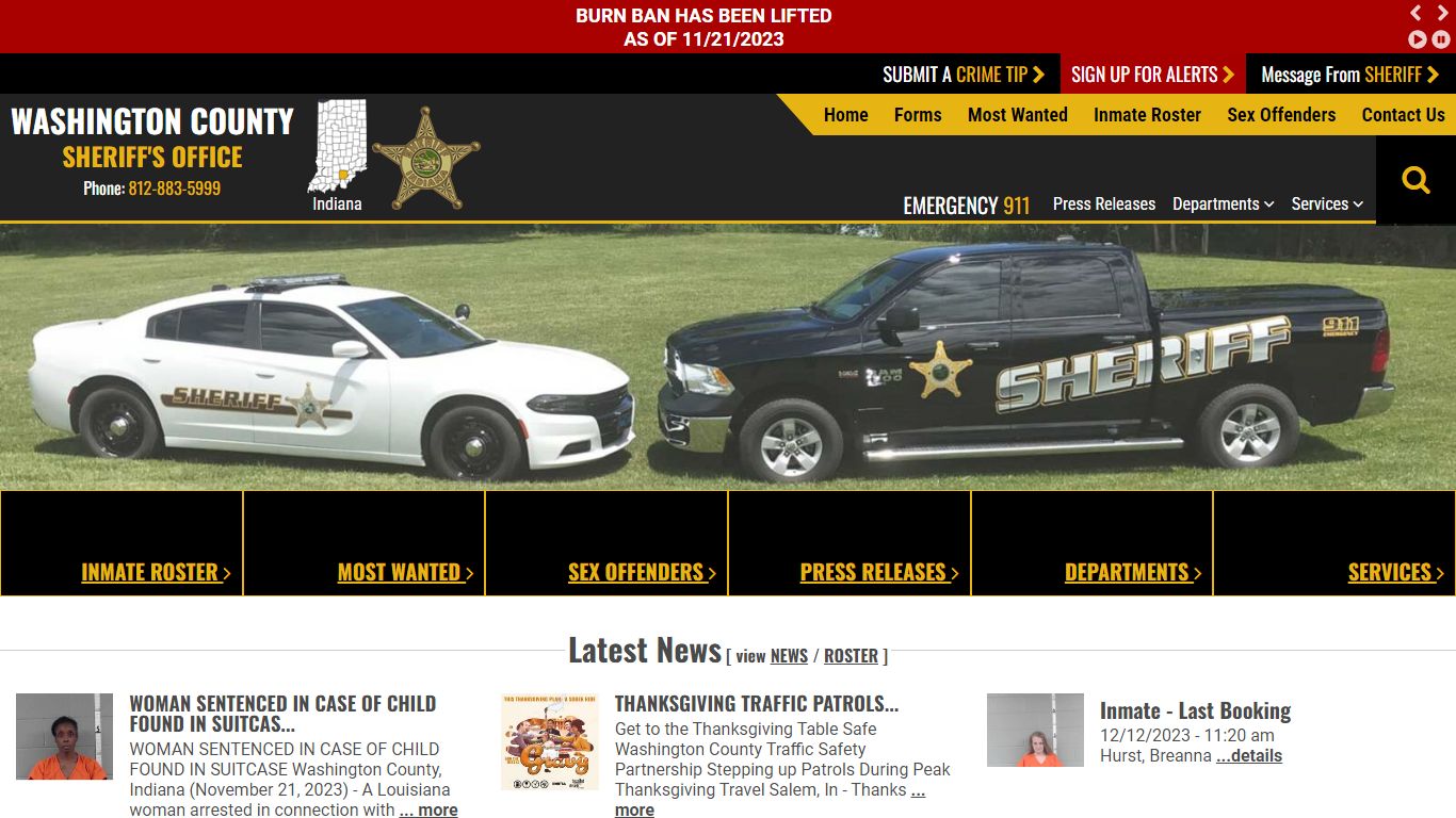 Washington County IN Sheriff
